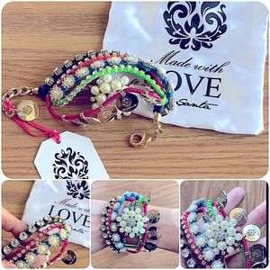 TIERRA SANTA🩷 MADE WITH LOVE 🩷Artisan 6 in one bracelet